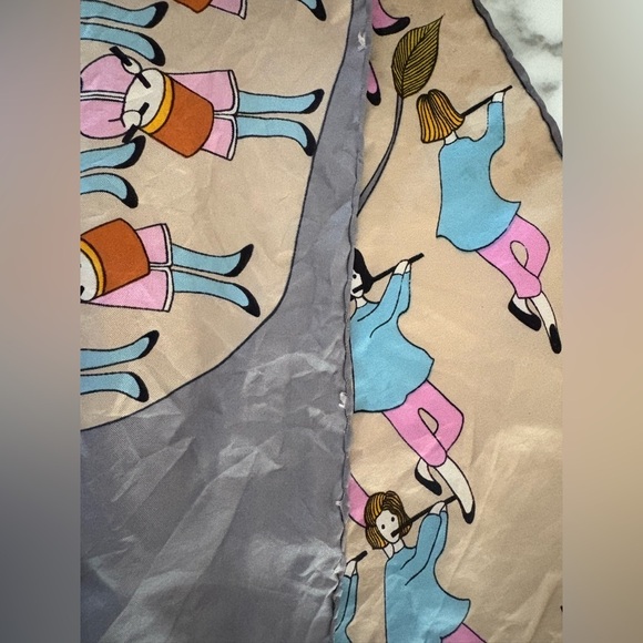 Vintage The twelve days of Christmas scarf Neiman Marcus - Picture 11 of 11